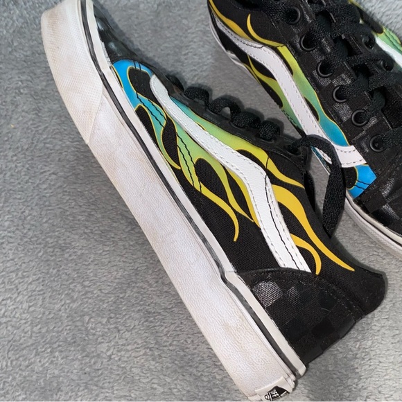 Vans Old Skool Flame Skate Shoes - Picture 3 of 7